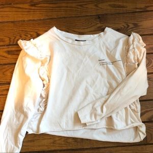 Top shop cropped saying  top